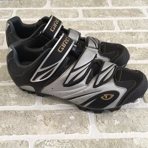 Giro Riela Womens Mountain Bike Cycling Shoes Black Silver 42 US 10